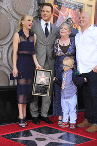 Chris Pratt erhält einen Stern auf dem Hollywood Walk of Fame in Los Angeles
