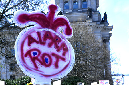 Großdemonstration von Psychotherapeuten gegen geplante Honorarkürzungen in Berlin