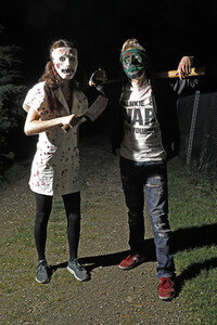 Photoshooting mit 'The Purge' Fans in Eldagsen