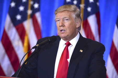 Donald Trump Pressekonferenz in New York