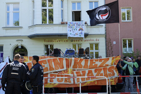 Protest gegen AfD Sommerfest in Berlin