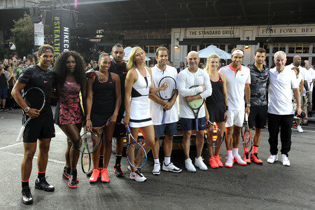 Nike Street Tennis Event in New York