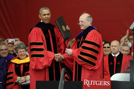 Barack Obama erhält Ehrendoktorwürde in New Brunswick