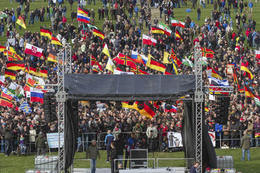 Pegida Demonstration, Dresden