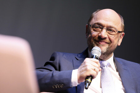 Martin Schulz zu Gast bei 'BRIGITTE Live' in Berlin