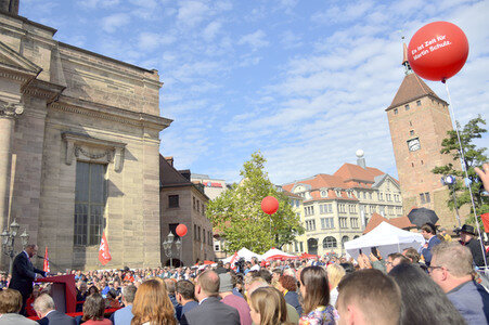 Wahlkampfveranstaltung mit Martin Schulz in Nürnberg