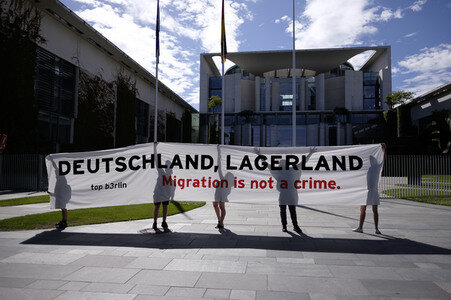 Demonstration für Seenotrettung auf dem Mittelmeer in Berlin