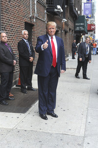 Dolad Trump besucht 'The Late Show with Stephen Colbert' in New York