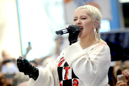 Konzert von Christina Aguilera in New York