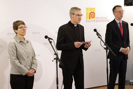 Pressekonferenz zur Herbst-Vollversammlung der Deutschen Bischofskonferenz in Fulda