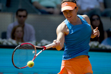 Tennis Mutua Madrid Open Match Simona Halep vs. Petra Kvitova, Madrid