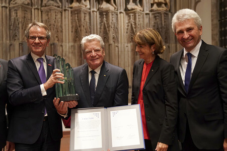 Verleihung Europäischer Handwerkspreis 2018 an Joachim Gauck in Köln