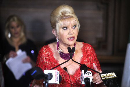 Pressekonferenz mit Ivana Trump in New York