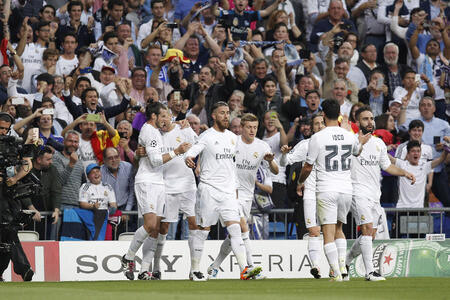 Champions League Match Real Madrid vs Manchester City in Madrid