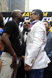 Floyd Mayweather Jr. vs. Marcos Maidana  Pressekonferenz  New York