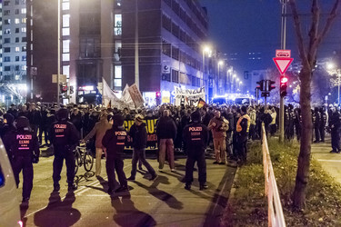 Nazidemo in Marzahn, Berlin