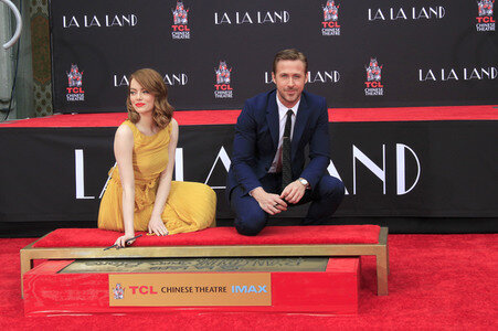 Hand and Footprint Ceremony mit Emma Stone und Ryan Gossling in Los Angeles