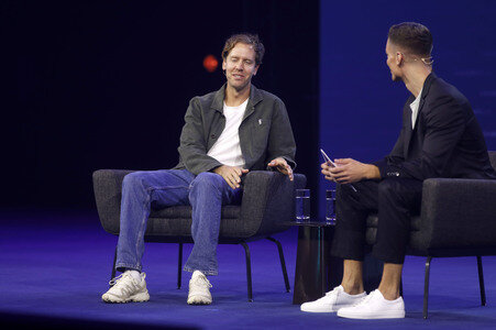Sebastian Vettel auf der IAA Mobility 2025 in München