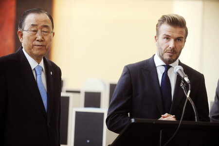 David Beckham beim UNICEF 'Giving Youth a Voice' Event in New York