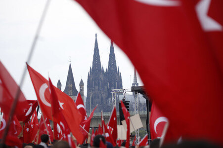 Erdogan-Demo in Köln