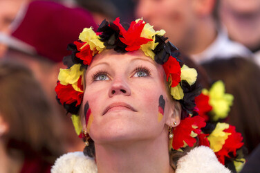 WM-Fanmeile beim Spiel Deutschland gegen Ghana, Berlin