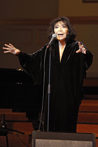 Konzert von Juliette Greco in Hamburg