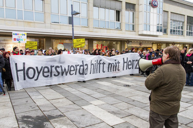 Hoygida Demonstration, Hoyerswerda