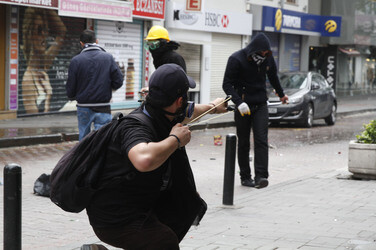 Maidemonstration in Istanbul