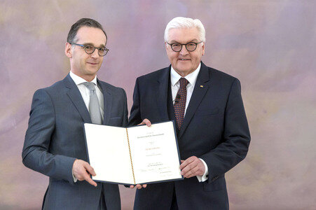Ernennung der Mnister und Ministerinnen des neuen Bundeskabinetts in Berlin