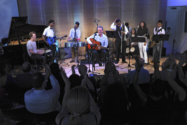 Auftritt der Bacon Brothers in New York