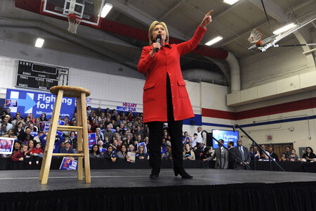 Wahlkampfrede von Hillary Clinton in Cedar Rapids