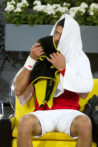 Tennis Match Novak Djokovic vs Kei Nishikori in Madrid
