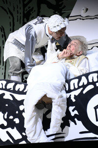 Theaterprobe 'Der eingebildet Kranke' in Berlin