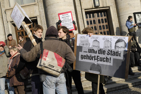 Studentendemo in Berlin