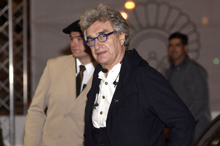 Ankunft von Wim Wenders auf dem San Sebastian Film Festival 2017