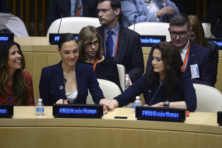 Ernennung von Wonder Woman zur UN-Botschfterin in New York
