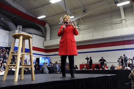 Wahlkampfrede von Hillary Clinton in Cedar Rapids