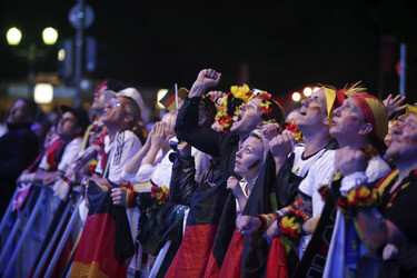 WM-Fanmeile beim Finalspiel Deutschland gegen Argentinien, Berlin