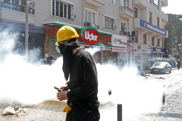 Maidemonstration in Istanbul