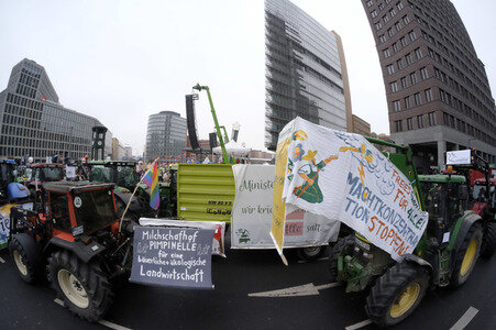 Demonstration 'Wir haben es Satt!' in Berlin
