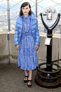 Empire State Building Lighting Ceremony mit Millie Bobby Brown in New York