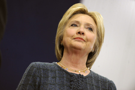 Wahlkampfrede von Hillary Clinton in Portsmouth
