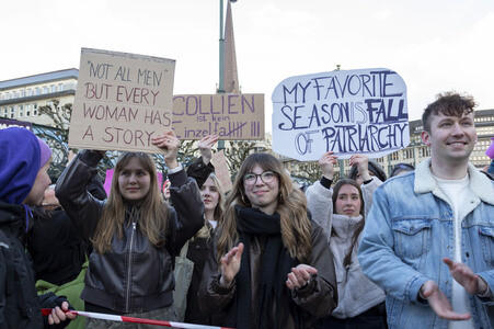 Demonstration gegen sexualisierte Gewalt in Hamburg