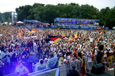 WM-Fanmeile beim Finalspiel Deutschland gegen Argentinien, Berlin