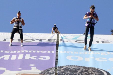 Milka Charity House-Running-Event in Hamburg