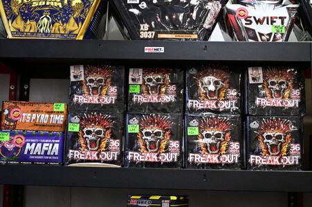 Symbolfoto Feuerwerk aus Polen