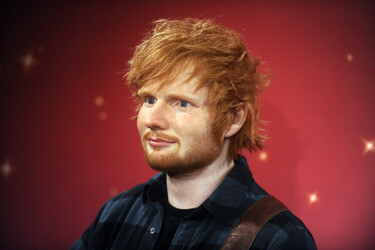 Ed Sheeran enthüllt seine Wachsfigur bei Madame Tussauds New York