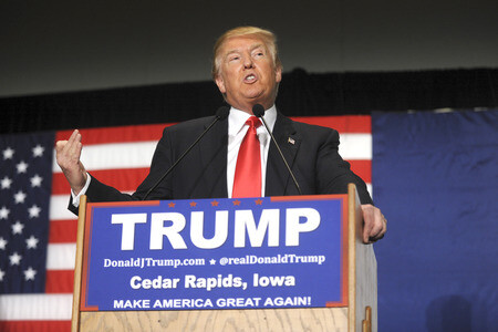 Wahlkampfrede von Donald Trump in Cedar Rapids