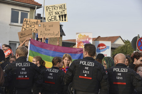 AfD Veranstaltung in Rodgau-Dudenhofen