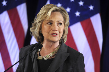 Hillary Clinton spricht in New York